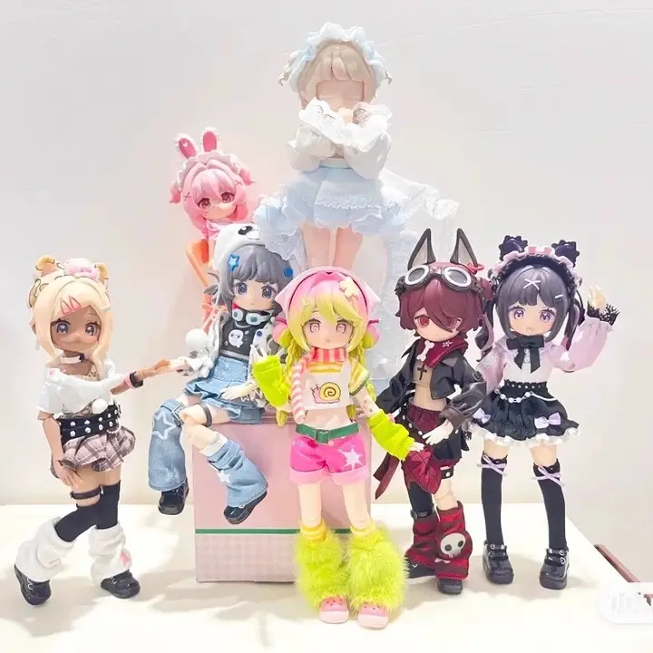 電子動物フィギュア【BJD・可動式・ブラインドボックス】