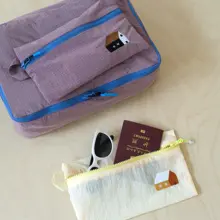 小房子デザインの旅行用収納ポーチ【衣類整理・靴や洗面用具用・携帯便利】（セットアップ対応）