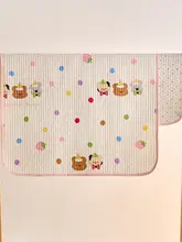 防水機能付き洗える純綿おむつ替えマット【赤ちゃん・子供用】