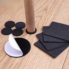 黒いゴム製粘着防滑パッド【家具用・濡れ防止・音を吸収】