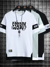 クールな配色のメンズ半袖Tシャツ【極上の柔らかさ・フィット】