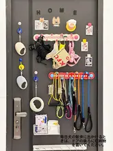 ペット用 リード収納ハンガー【玄関用・装飾棚・犬用ハーネス＆首輪フック】