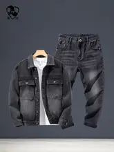 セットアップ メンズ デニム ジャケット パンツ 上品 おしゃれ