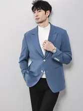 優雅で洗練されたデザイン！男士用結婚式対応ジャケット【ワンボタン・ビーズ縁取り】