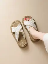 厚底サンダル【夏用・リゾートスタイル・フレンチデザイン・クールビズ対応】【セットアップ対応】