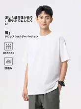 夏用 軽量クール ドライ 半袖 Tシャツ【ラウンドネック・メンズ】