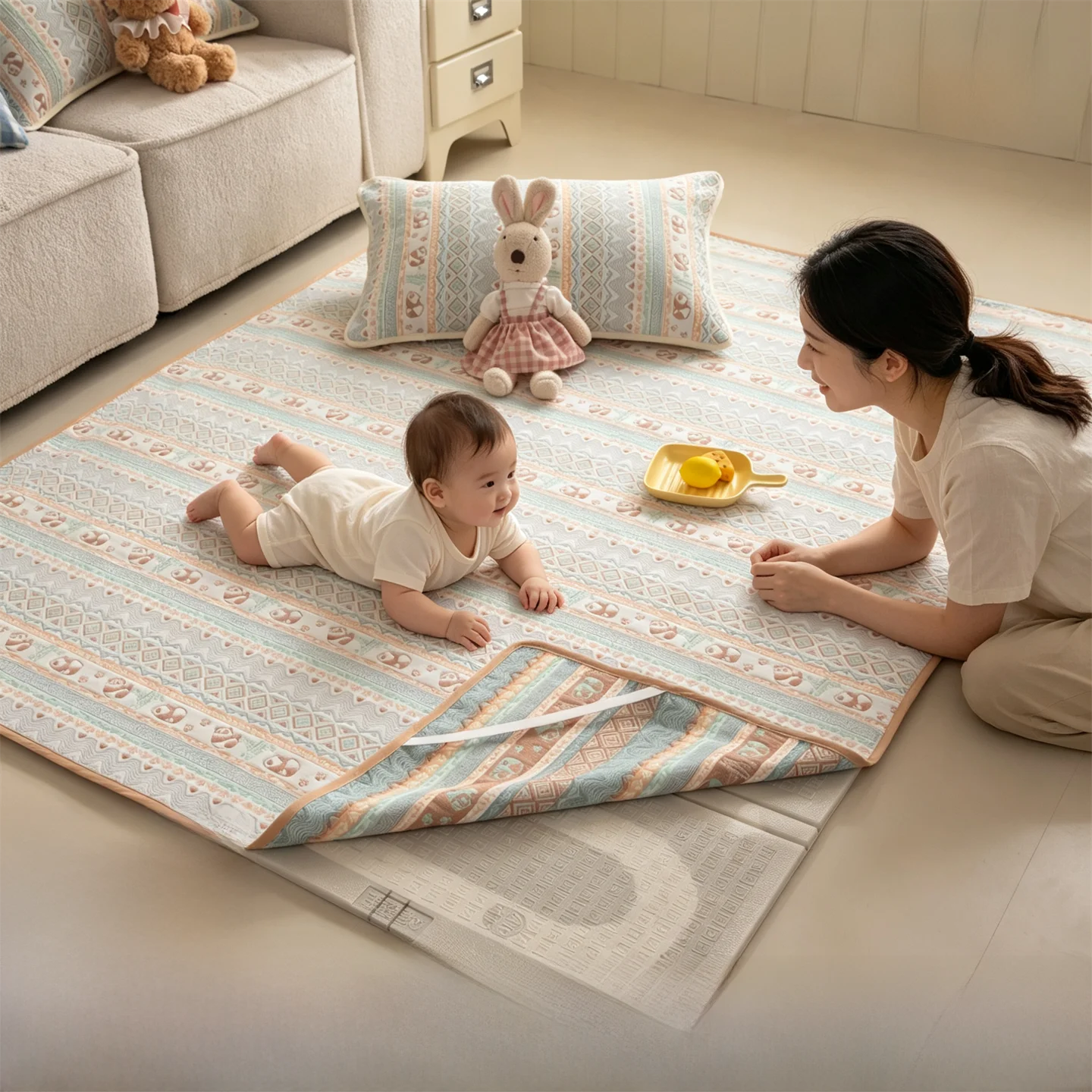 生後1ヶ月の赤ちゃんにぴったりのバウンサーは？実はこれで解決できる