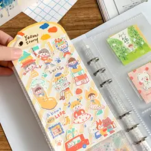 A5サイズ活用可能な収納 ファイル【ステッカー・付箋カード用・ロングタイプ】
