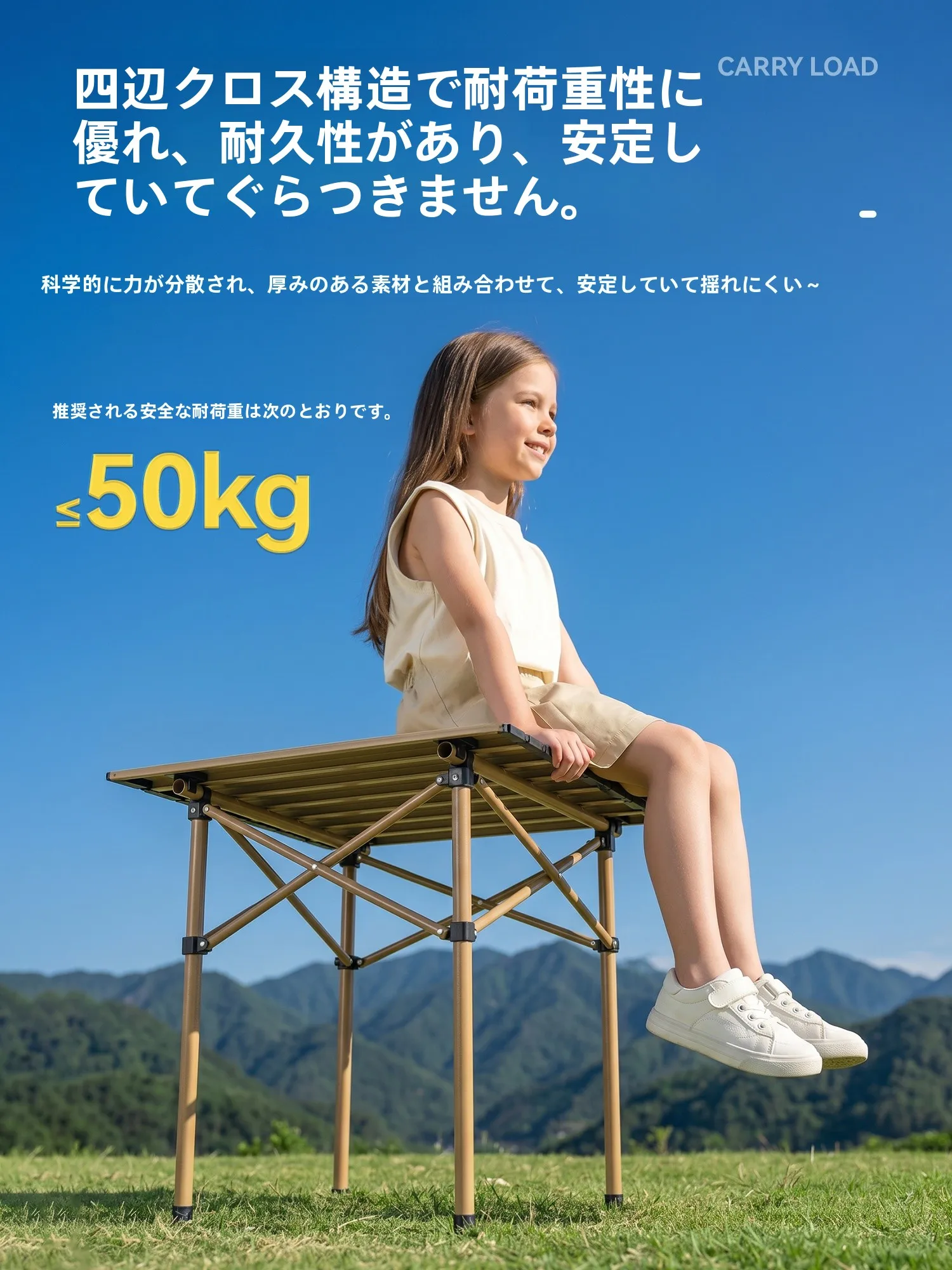 ROCKBROS 軽量折りたたみキャンプテーブル：コンパクトで収納しやすいアウトドア用途の実用性を検証
