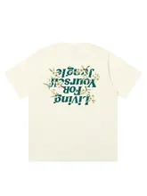 オリジナルデザインロゴ入りショートスリーブTシャツ【カップル・男女兼用・コットン】