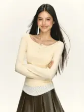 アメリカンレトロデザインの長袖Tシャツ【春用・フィット感】