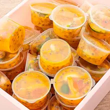 冷凍保存可能な調味料保存容器【蓋付き・パッションフルーツ用・レモン・ねぎ】