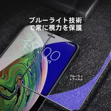 強化ガラスフィルム【抗ブルーライト・プライバシー保護対応】