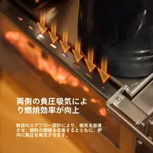 アウトドア用折りたたみ式ステンレス製暖炉【キャンプ・卓上用・ポータブル】
