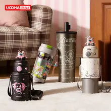高級純チタン製 保温カップ【吸管付き・美しいデザイン・コーヒー用】