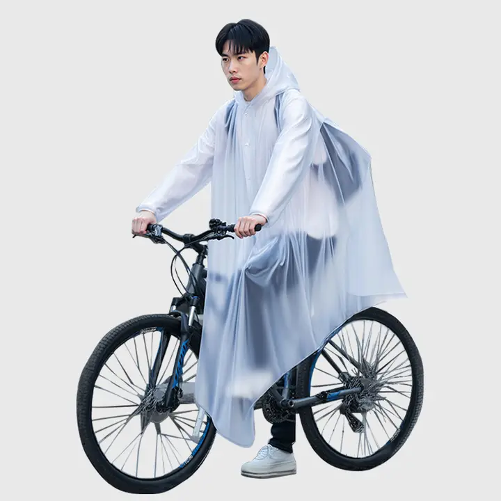自転車用レインコート【防水・全身カバー・ユニセックス・学生向け】