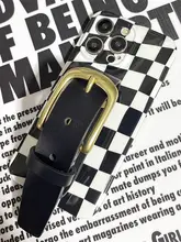 ブラックホワイトチェック柄 本革ストラップ付きレトロデザインカメラレンズ対応スマホケース【13 Pro Max用】