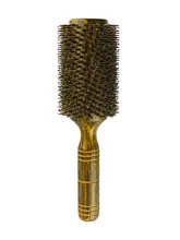 超大号豚毛ラウンドブラシ【ヘアサロン用・ウェーブ・木製】