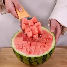 マルチ機能カットツール【ステンレス製・マンゴー・スイカ用・皮むき＆スライス】