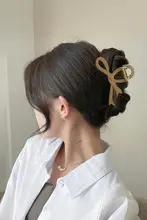 大きめのサメクリップ【高級感・髪まとめ用】