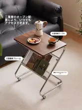 Lin's Home レトロ ちゃぶだい 可動式コーヒーテーブル