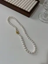 極上の柔らかさ！丸型パールネックレス【冬用・プルオーバー対応】