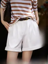 高実用性の通勤休暇用ショートパンツ【三醋酸素材・夏用】