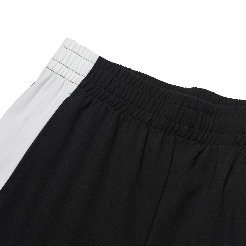 Xtep カジュアルな女性用スポーツパンツ：夏用コントラストカラーで快適なフィット感を実現