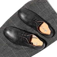 夏用 メンズレトロカジュアルシューズ【内張りなし・レザー・手作りアンティークデザイン】
