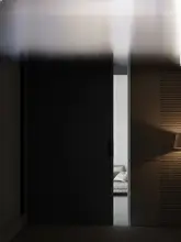 キッチン用折りたたみハニカムプッシュプルドア【穴あけ不要・防風設計】