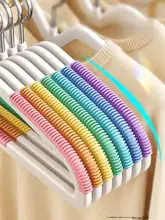 短 neck ハンガー【防滑・省スペース・家庭用・湿気と乾燥両用】