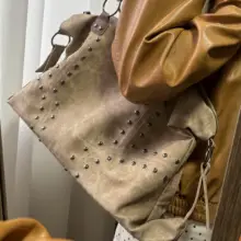 トートバッグ【スタッズデザイン・通勤用・大容量】