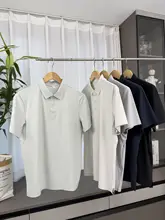 涼感テクノロジー！抗菌加工のビジネスカジュアル半袖ポロシャツ【男性用・通気性・多用途】
