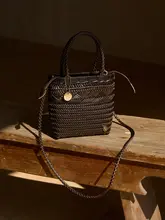 トスカーナ風デザインの牛革製ハンドメイド編み込みバッグ【トート・ショルダー・斜め掛け対応】