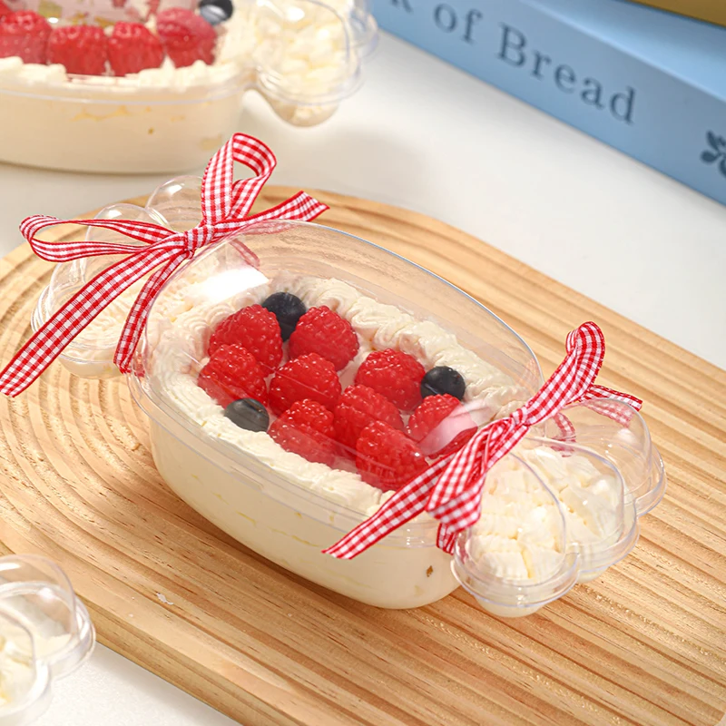 使い捨てムースデザートボックス：フルーツケーキやアフタヌーンティーに最適な食品プラスチック容器