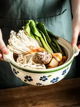 家庭用 陶製スープ鍋【ガスコンロ対応・煮込み料理用】