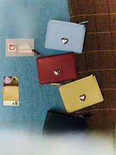 カードケース 小銭入れ ハート型 ぷっくり エナメル加工 ラインストーン ファスナー クリーム色 ヴィンテージ 「Tagi.」
