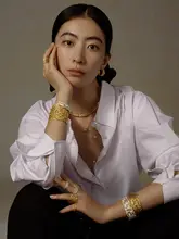 レースデザインのオープンリング【純銀製・高級感ある小ぶりデザイン】