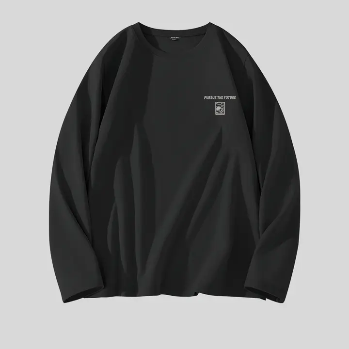 長袖Tシャツ【コットン素材・クルーネック・春秋用】