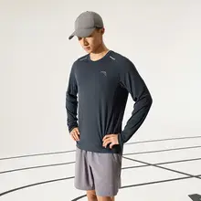 速乾長袖ランニングTシャツ【メンズ・トレーニング・通気性・アウトドア用】