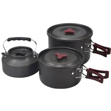 アウトドア用コンパクトクッキングセット【キャンプ・ピクニック・調理器具・一人用】（セットアップ対応）