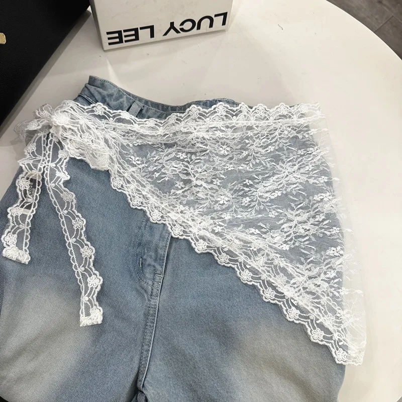 花柄レース付きメッシュウエストバンド：女性用の夏のファッションアクセサリーとは