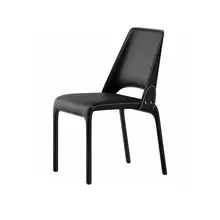 デザイナー風サドルチェア【イタリアンミニマル・高級レザー・家庭用】