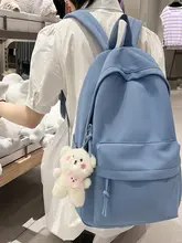 シンプルでスタイリッシュな女子中学生向けリュック【大容量・大学生兼用・デュアルショルダーストラップ】