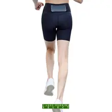 女性用スポーツランニングショートパンツ【高腰・スタイルアップ・ファスナー付きポケット】（セットアップ対応）