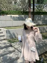 梨花落 フラワープリントワンピース【春用・ミディ丈・女性用】