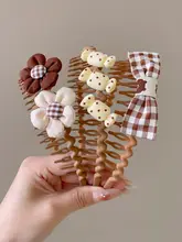 カフェブラウンのヘアバンド【シンプルなデザイン・滑り止め付き・女性用】