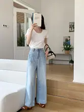 白色ショートスリーブTシャツ【夏用・レギュラーフィット・女性用】