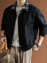 秋用カジュアルジャケット【男性用・デザインレイヤード・襟付き・おしゃれ】（セットアップ対応）