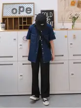 3歳スリーデニム シャツ 小男秋冬